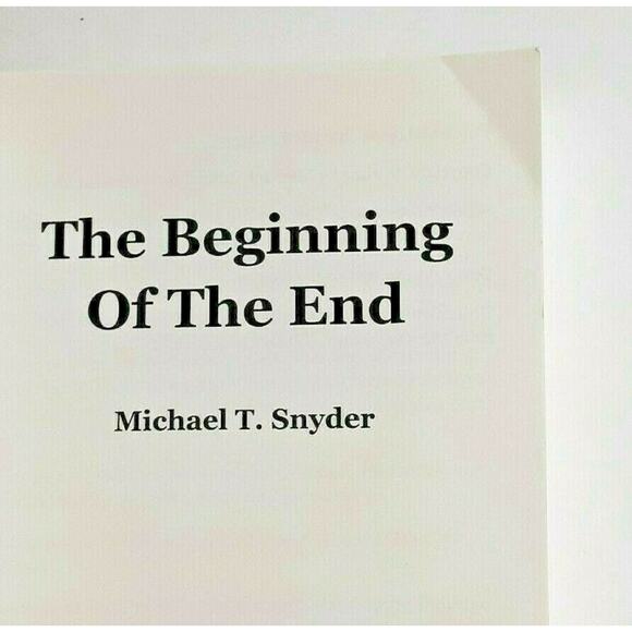 The Beginning of the End Prophecy End Times Thriller Fiction Book Michael Snyder - Picture 7 of 8